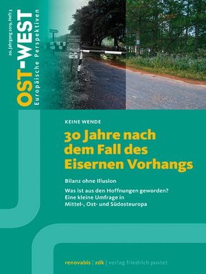 cover image of 30 Jahre nach dem Fall des Eisernen Vorhangs